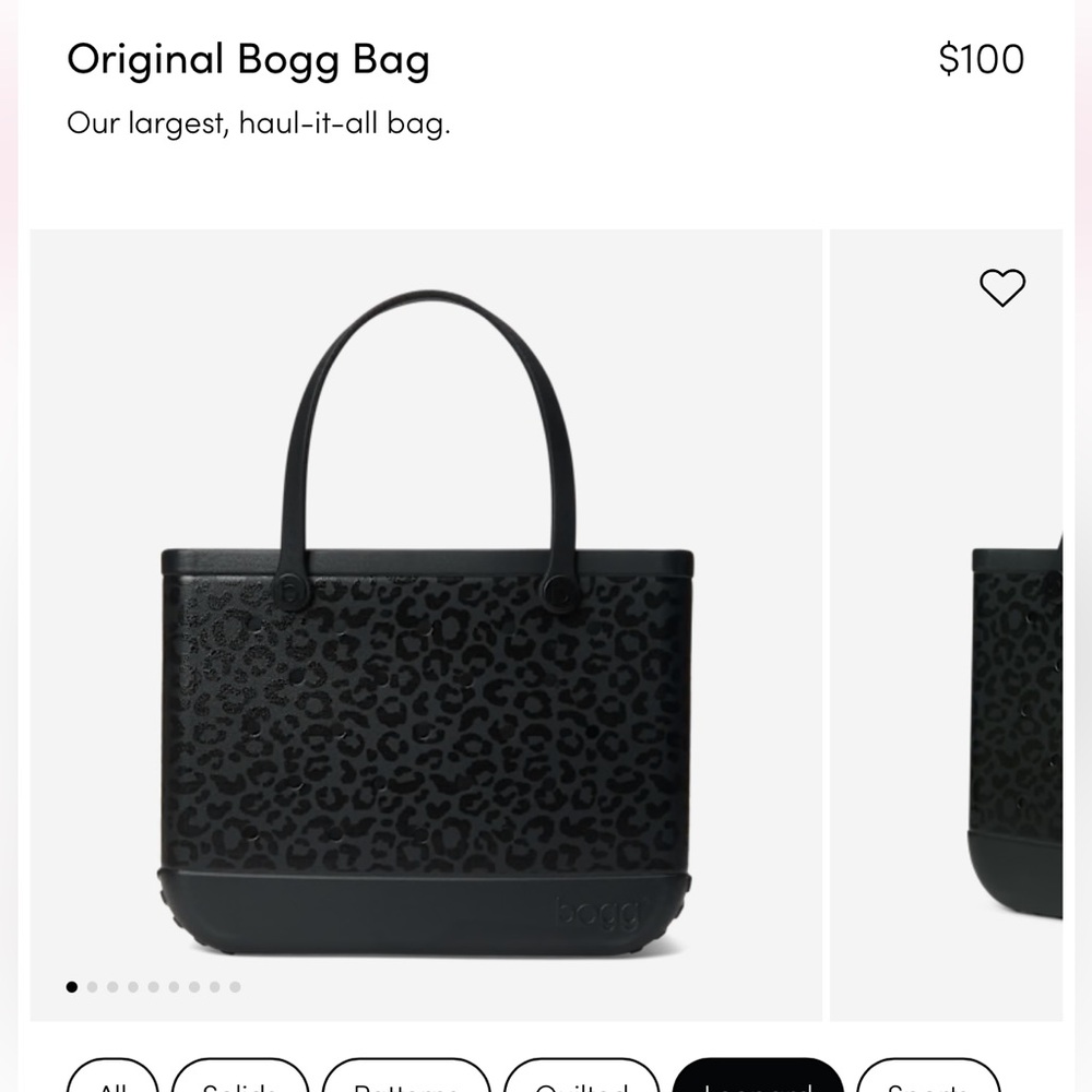 Original Bogg Bag onyx leopard